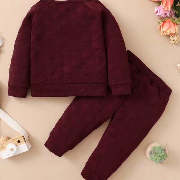 BABY BOY POPCORN TOP AND JOGGERS SET - Picture 3 of 6